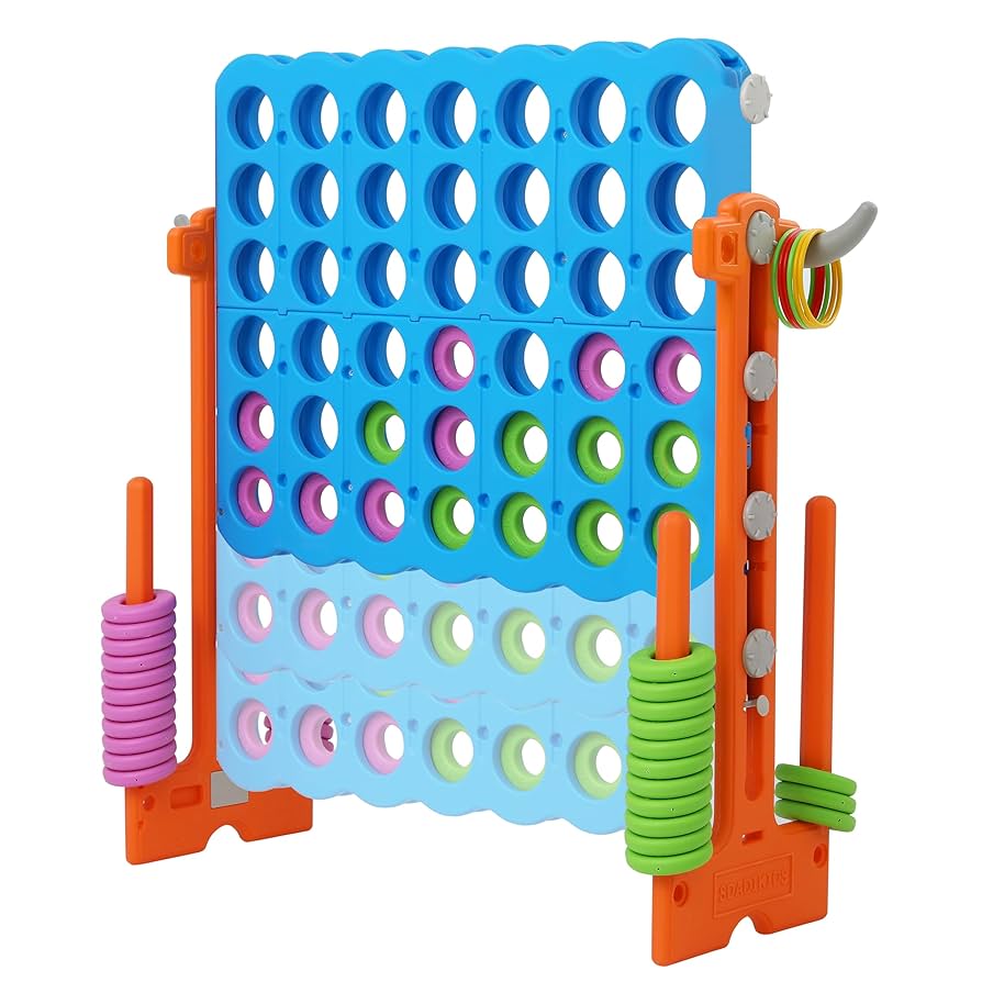 Amazon.com: SDADI Height Adjustable Giant 4 in a Row Connect